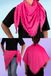 Scheepers Bubble Driehoek sjaal Bubble Neon roze
