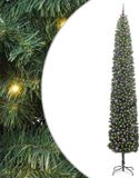 vidaXL Sapin de Noël artificiel Vert 300 cm PVC et Acier et Plastique