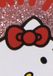 Hello Kitty Roze glitter haarborstel 13 cm