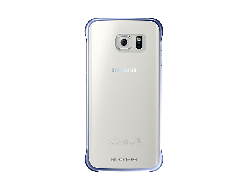 Samsung EF-QG925B blauw, transparant / Galaxy S6 edge