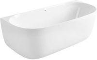 REA Wandbad Van Acryl Eris 170cm Witte stopkap