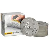 Mirka Iridium Premium schuurpapier Ø 125mm klittenband 89-gaats, korrel 600, 100 stuks