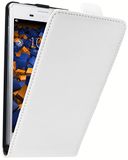 Mumbi Flip Case voor Sony Xperia M4 Aqua zak wit