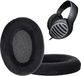 kwmobile 2x fluwelen oorkussens geschikt voor Sennheiser HD515 / HD555 / HD595 / HD518 koptelefoons - Kussens voor over-ear-koptelefoon in zwart
