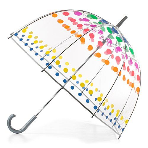 totes Doorzichtige bubbelparaplu - Volwassenen - Stippen - 129,5 cm