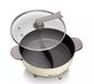 Bear DHG-B60R6 fondue, gourmet & wok 6 l 10 personnes Beige