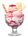 Topkapi Sonia 251.207 Set van 6 ijsbekers, dessertglazen, 300 ml, cocktailglazen, ijs
