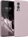 kwmobile telefoonhoesje geschikt voor OnePlus Nord 2 5G - Hoesje met siliconen coating - Smartphone case in licht oudroze
