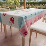 PETTI Artigiani Italiani Tafelkleed, vlekbestendig, rechthoekig, voor feestjes en baby's, keukentafel, design: feest, 04 x 6 zitplaatsen (140 x 180 cm), 100% Made in Italy