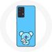 Maniacase Hoesje voor Samsung Galaxy A13 5G Bangtan BTS BT21 Koya RM Blauwe Achtergrond