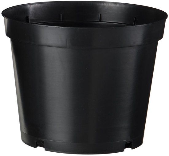 Nature Container zwart 4l H17x dia. 21cm set a 3 stuks