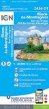 IGN - Institut Géographique National TOP 25 - Riom-Es-Montagnes/Bort-les-Orgues PNR Volcans Auvergne