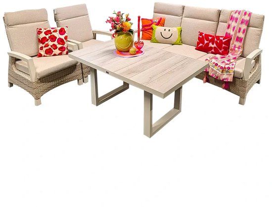 Buitengewoon Boet Barree Lounge Dining Set - Latte