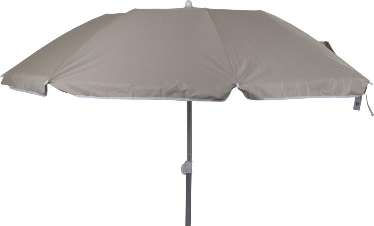 Bo-Camp Parasol - Compact - 3-Delig - Ø 160 cm - Zand