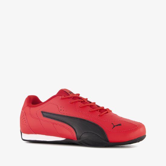 Puma Catch AC PS kinder sneakers rood zwart - Maat 34