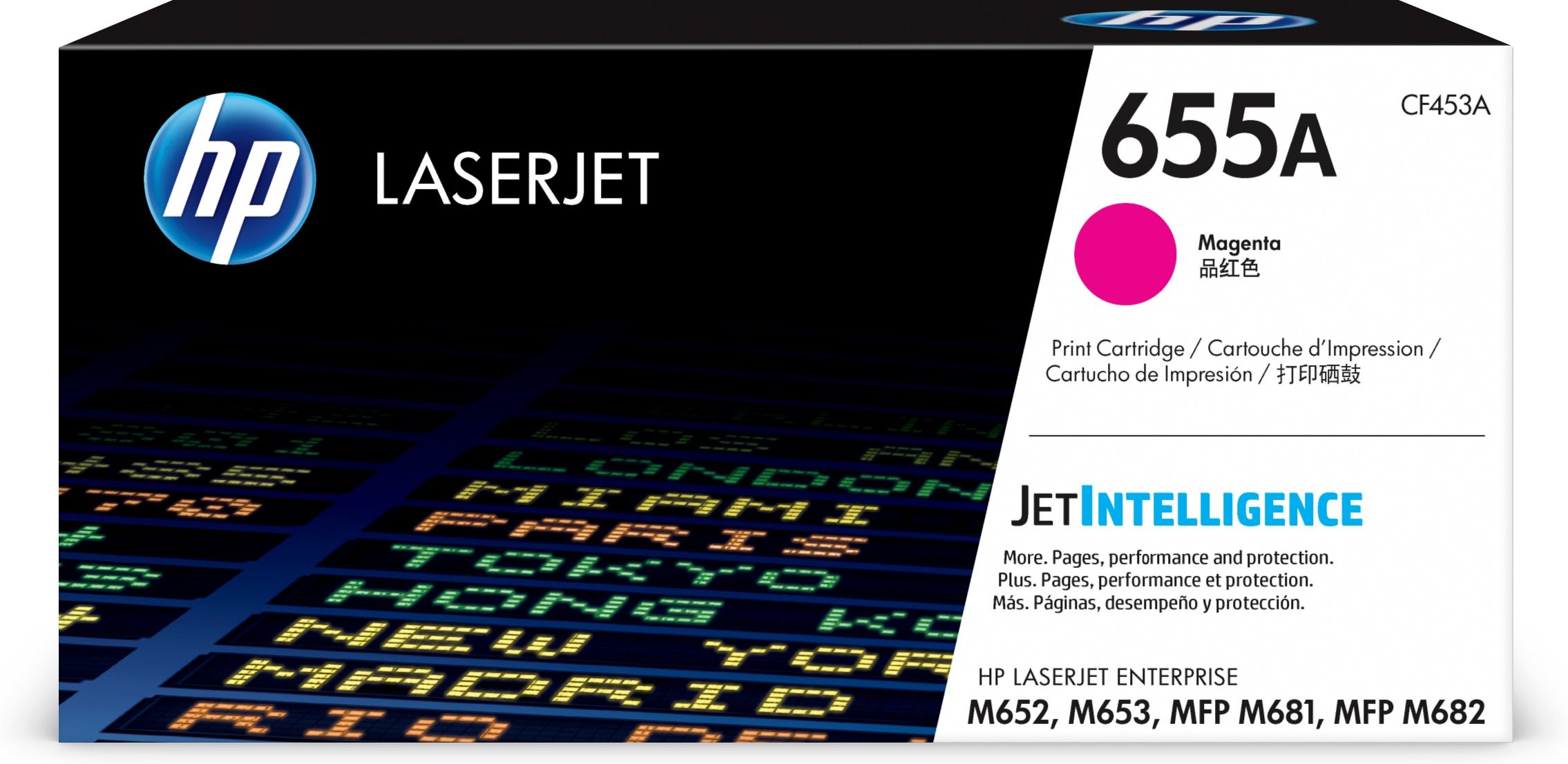 HP 655A Magenta Toner Cartridge - Original