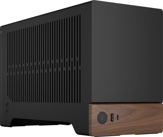 Fractal Design Terra - Graphite - Mini-ITX - Aluminium - Hout
