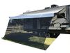 Tentproinc Camperluifel zonnescherm 8' X 17' 3'' Zwart Recreatief Thuis Mesh Scherm Zonnescherm Complete Kits Camper Camping Trailer Luifel UV Zonnebrandcrème - 3 Jaar Garantie