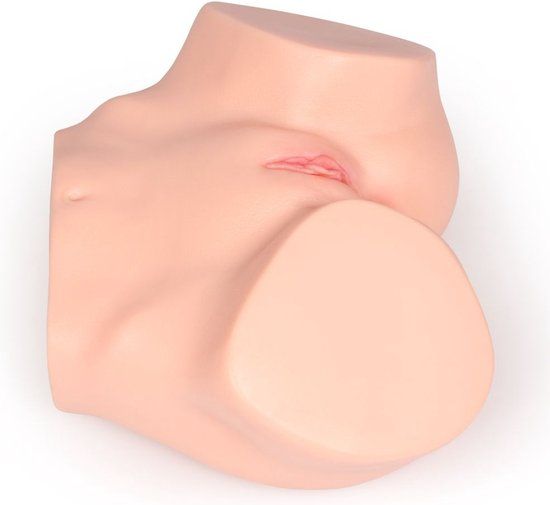 Hanna Onahole Masturbator - Beige - 26 cm - TPE gel - Kunstanus - Mannen