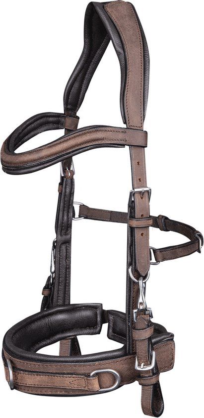 Waldhausen Leren kaptoom anatomisch Pony Bruin