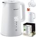 Berdsen Waterkoker, roestvrij staal, 1,7 liter, temperatuurinstelling, warmhoudfunctie, 2200 watt, wit
