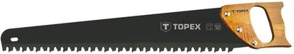 Topex Gasbeton Zaag - 600mm - 17 Widia Tanden - Houten Handvat