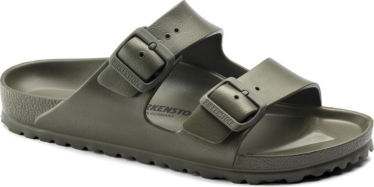 Birkenstock Arizona EVA Khaki Reg Heren Slippers - Khaki - Maat 45