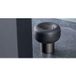 Viefe Butoir de porte BUGGY en aluminium, Ø 47 mm, gris lave
