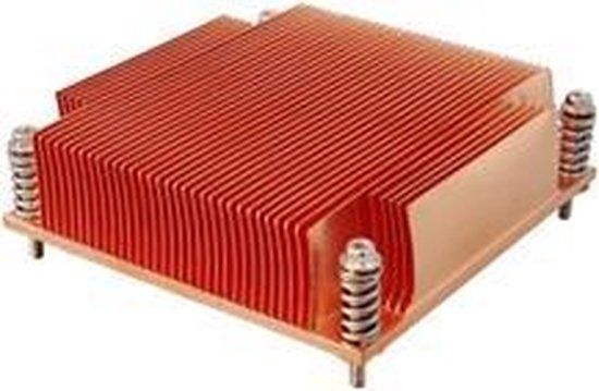 Inter-Tech K-129 Processor Koelplaat/radiatoren Koper