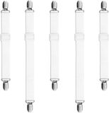 Benza Ibenzoa® Tafelkleedklemmen Set van 5, Verstelbare en Onzichtbare Klemmen voor Binnen en Buiten