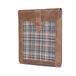 Londo iPad Pro 12.9 Case 2020 - Genuine Top Grain Leather iPad Case with Woven Garment Design for 2018-2020 iPad Pro 3rd & 4th Generation - Compatible with All 12 Inch Tablets - Cinnamon (Mink)