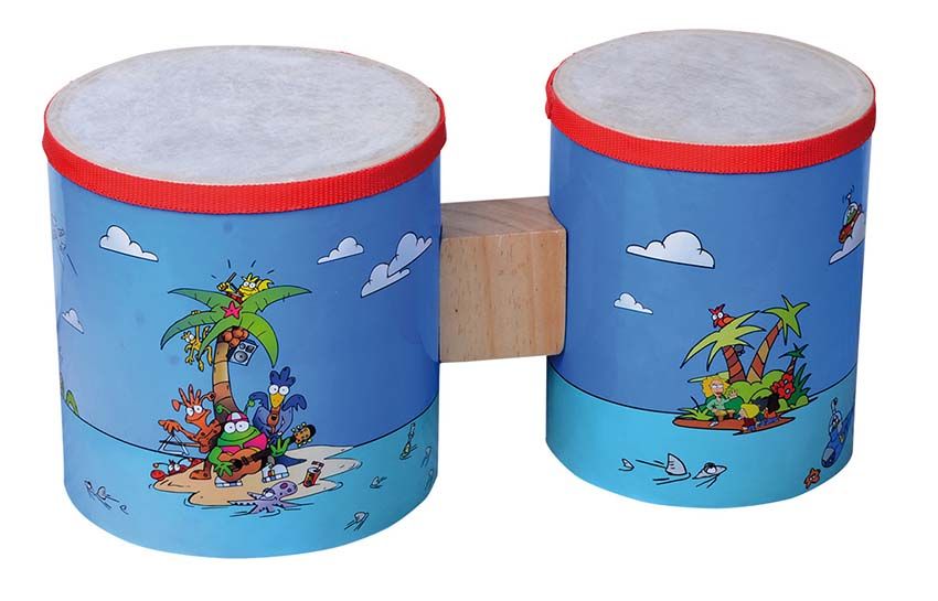 VOGGENREITER Voggy's Bongos - Muziekspeelgoed - Hout - Multi