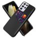KSQ Étui Samsung Galaxy S21 Ultra 5G avec Porte-Cartes - Noir