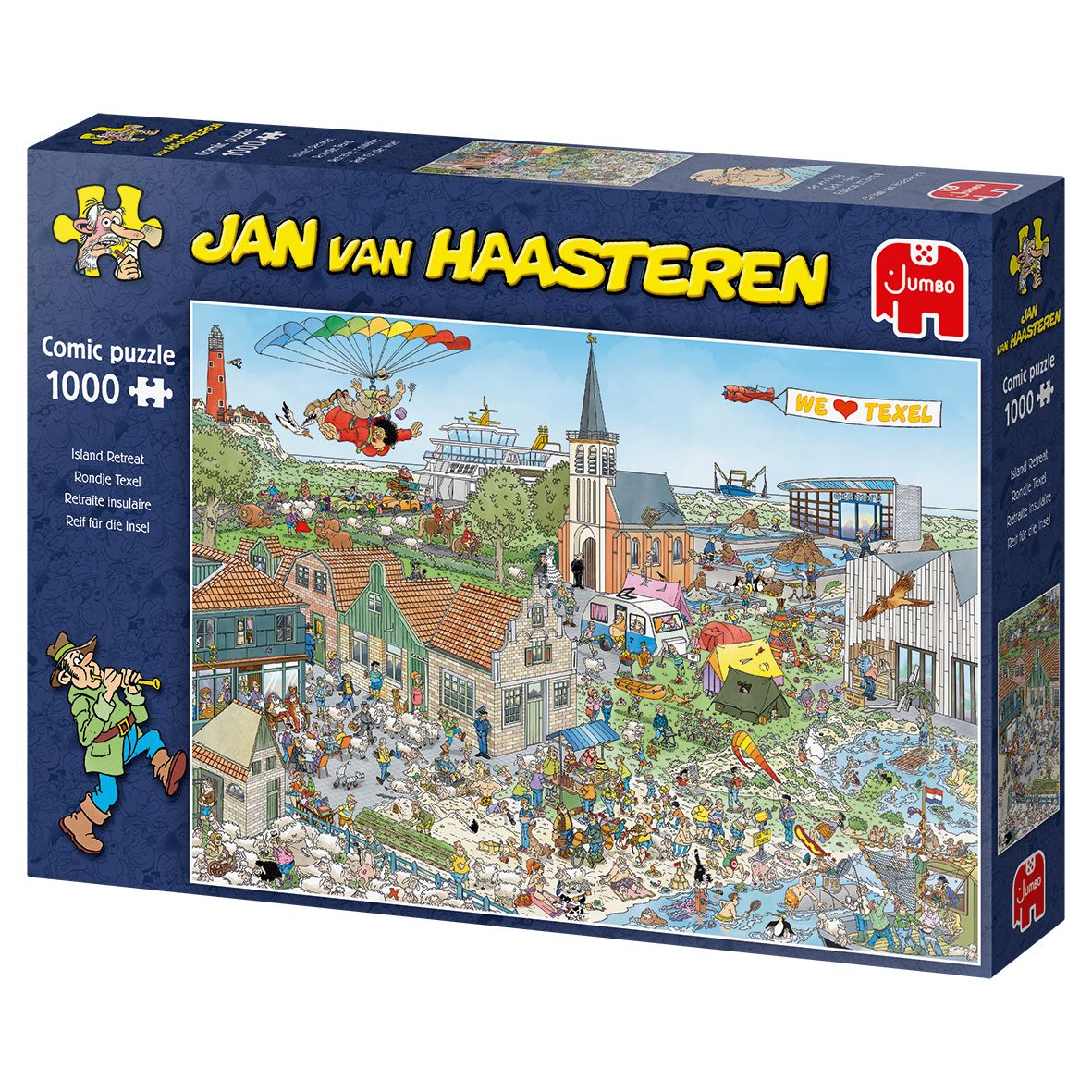 Jan van Haasteren - Rondje Texel 1000 Piece Jigsaw Puzzle