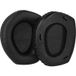 vhbw 2x coussinets d'oreille compatible avec Sennheiser HDR 508675, 505582, 505583 casque, mousse / plastique noir