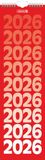 BRUNNEN Streepkalender 2026, 130 x 450 mm