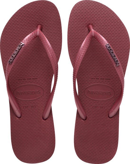 Havaianas HAV. SLIM LOGO METALLIC AMARANTH Dames Slippers - amaranth
