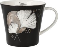 Koffie-/theekop Goebel Lotus Koffie / Thee Mok Ginkgo zwart Beker - porselein - 350ml