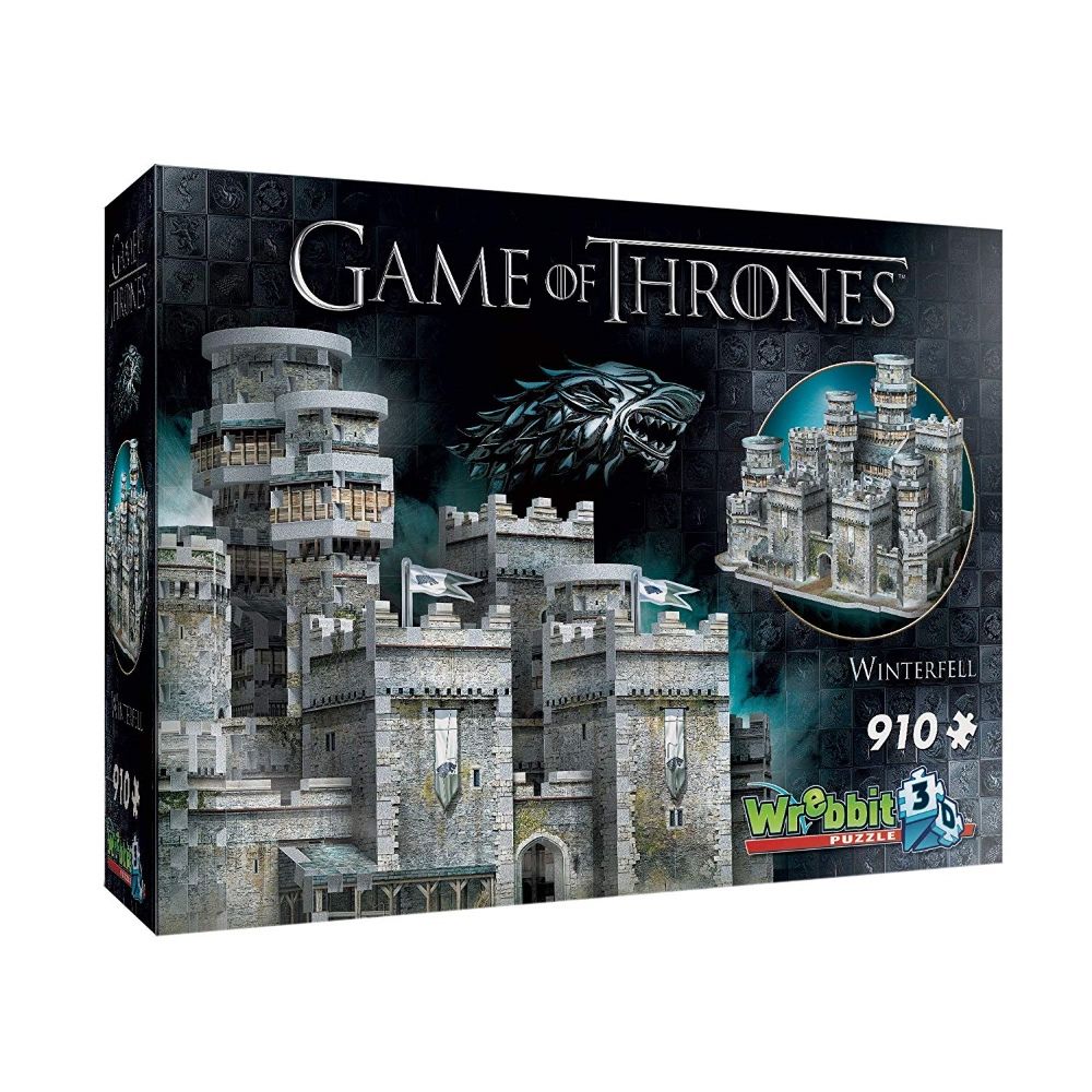 Wrebbit 3D Puzzle - Game of Thrones Winterfell (910 stukjes)