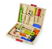 Viga Toys boîte à outils bois 12 pièces