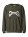 NAME IT Sweatshirt 'NKMVOTO' taupe / donkergrijs / olijfgroen