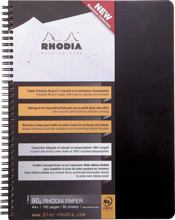 Clairefontaine Rhodia Schrijfblokken & schriften zwart