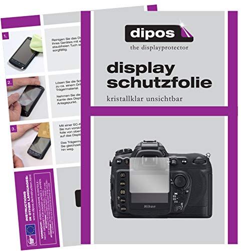 dipos I Beschermfolie compatibel met Nikon D200 schermfolie, helder