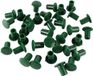 OEM Young Connections Veiligheidsdoppen voor Rietstokken - Rubberen doppen - Set van 36 - 3 cm - Zwart