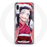 Maniacase Hoesje voor Samsung Galaxy A30 Anime Demon Slayer Kamado Nezuko Eerste Kerstdag 2023