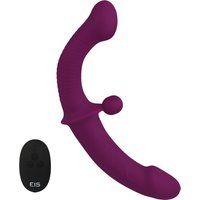 Dubbele Rabbit Vibrator van Siliconen met Afstandsbediening, 26 cm