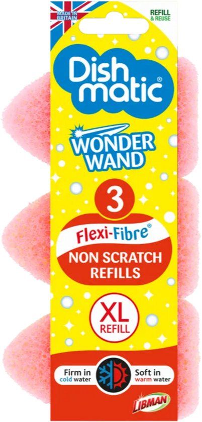 Dishmatic Wonder Wand Navulsponzen (3 stuks)