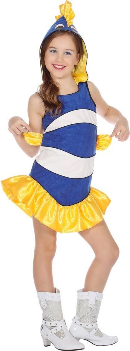 Wilbers Tropische blauwe vis voor kind - Polyester - 2021 - 8714438765982