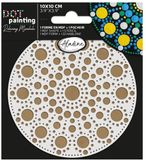 Aladine creatieve stipkunst set Mandala schilderen 10 cm duurzaam MDF