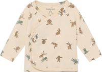 Noppies T-shirt all over print - Buttercream - Maat 74